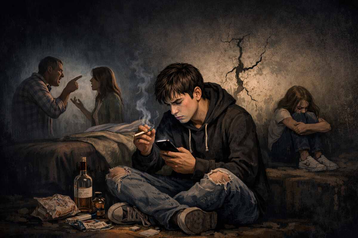 Adicción en adolescentes: el origen familiar oculto